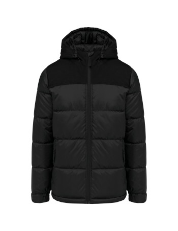 Unisex bi-tone padded jacket with hood 2