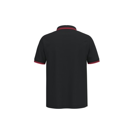 Men\\\'s short-sleeved poloshirt with contrasting piping