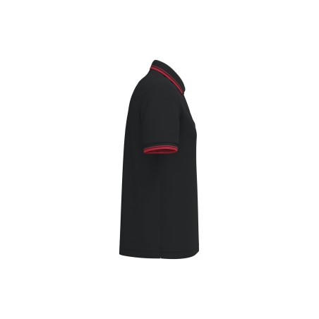 Men\\\'s short-sleeved poloshirt with contrasting piping