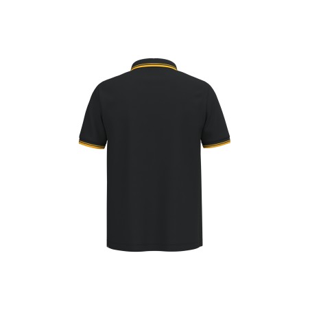 Men\\\'s short-sleeved poloshirt with contrasting piping