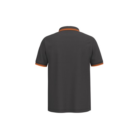 Men\\\'s short-sleeved poloshirt with contrasting piping