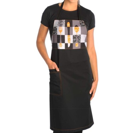 Delantal con peto Cubiertos