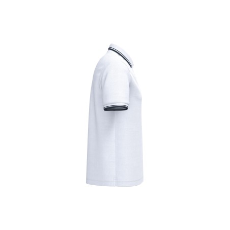 Men\\\'s short-sleeved poloshirt with contrasting piping