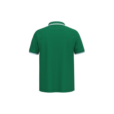 Men\\\'s short-sleeved poloshirt with contrasting piping