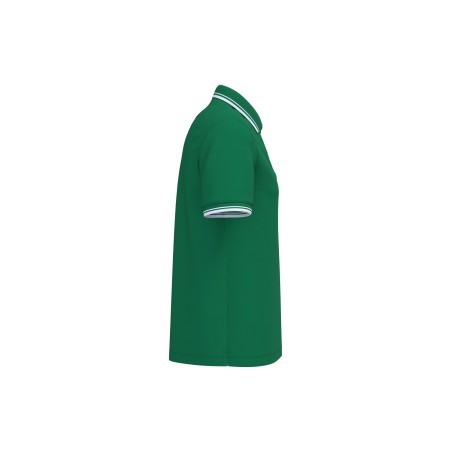Men\\\'s short-sleeved poloshirt with contrasting piping