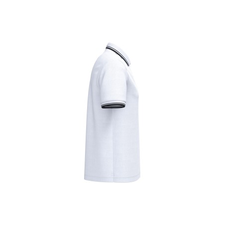 Men\\\'s short-sleeved poloshirt with contrasting piping