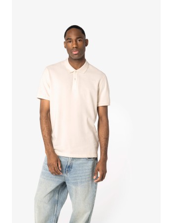 Eco-friendly men’s piqué polo shirt