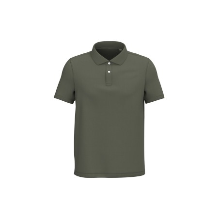 Polo ecorresponsable punto piqué hombre
