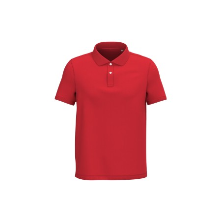 Polo ecorresponsable punto piqué hombre