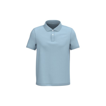 Polo ecorresponsable punto piqué hombre