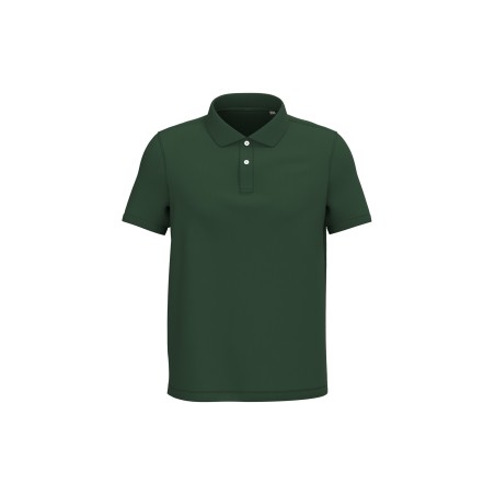 Polo ecorresponsable punto piqué hombre