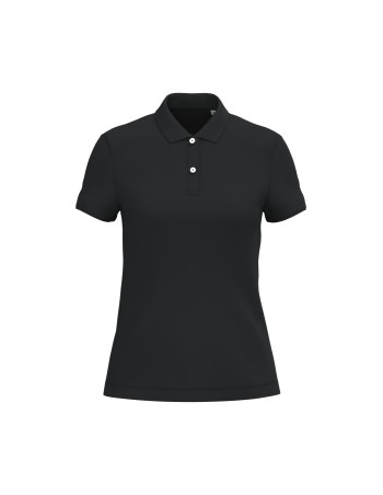 Polo ecorresponsable punto piqué mujer 2