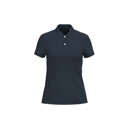 Polo ecorresponsable punto piqué mujer