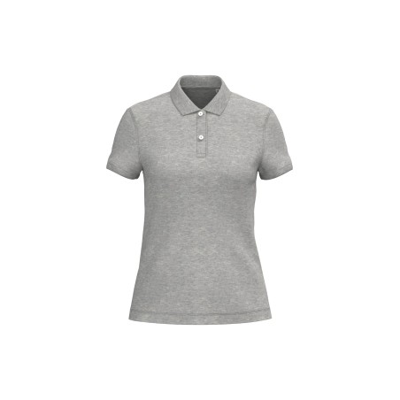 Polo ecorresponsable punto piqué mujer
