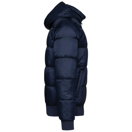 Chaqueta ripstop reciclada con capucha unisex