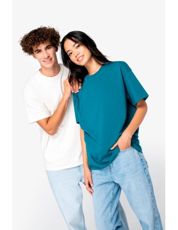 Eco-friendly unisex dropped shoulders t-shirt