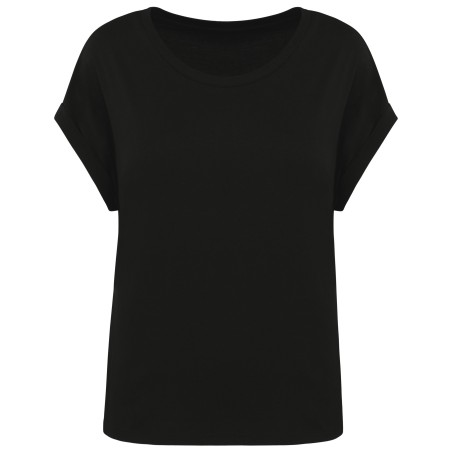 Camiseta ecorresponsable mangas vueltas mujer