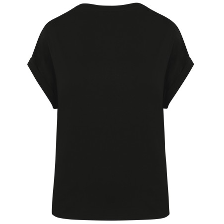 Camiseta ecorresponsable mangas vueltas mujer