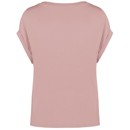 Camiseta ecorresponsable mangas vueltas mujer