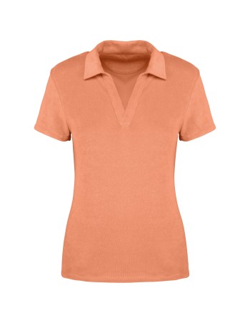 Polo ecorresponsable de rizo mujer 2