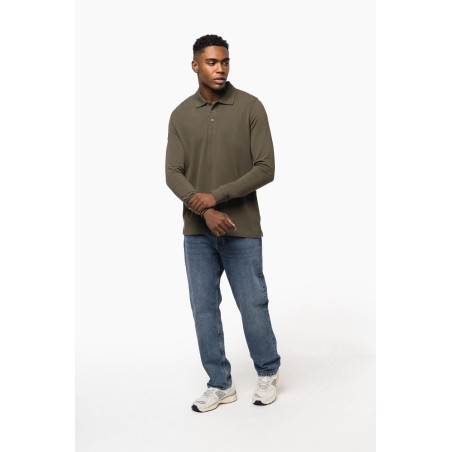 Polo manga larga hombre