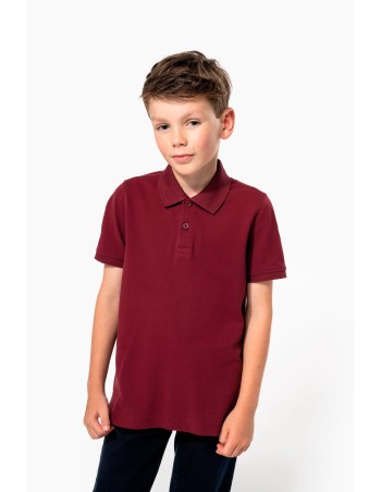 Kids Bio180 pique polo shirt