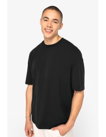 Eco-friendly men\\\'s washed effect oversized t-shirt