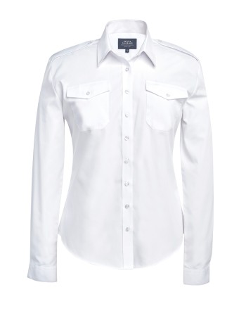 Ladies\\\' long sleeve pilot shirt 2