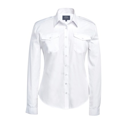 Ladies\\\' long sleeve pilot shirt