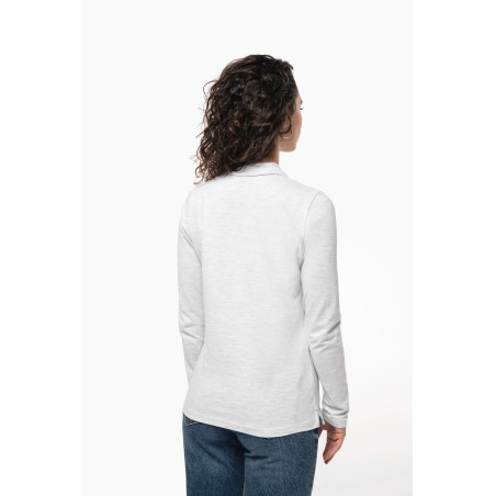 Polo manga larga mujer