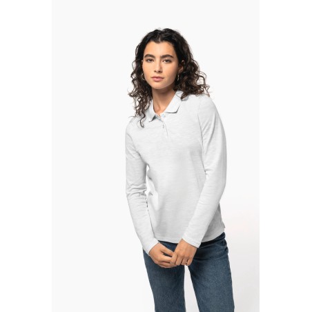 Polo manga larga mujer