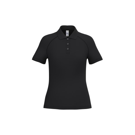 Ladies\\\' basic polyester polo shirt