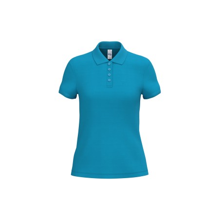 Ladies\\\' pique polo shirt