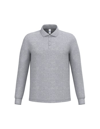 Men\\\'s pique long sleeves polo shirt 2