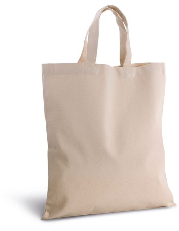 Cotton canvas shopper bag