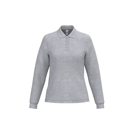 Polo punto piqué LSL mujer
