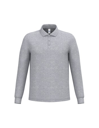 Men\\\'s pique LSL polo shirt 2