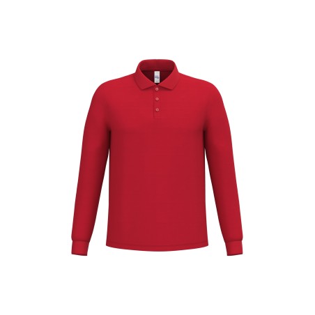 Polo punto piqué LSL hombre