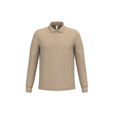 Polo punto piqué LSL hombre