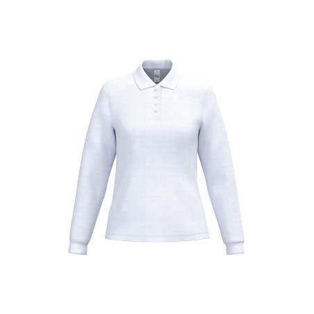 Polo punto piqué LSL mujer