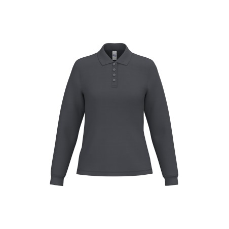 Polo punto piqué LSL mujer