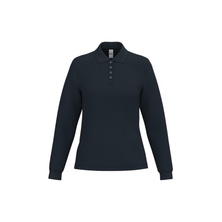 Polo punto piqué LSL mujer
