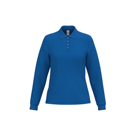 Polo punto piqué LSL mujer