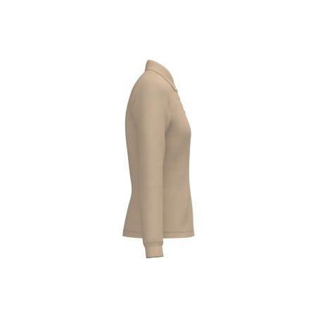Polo punto piqué LSL mujer