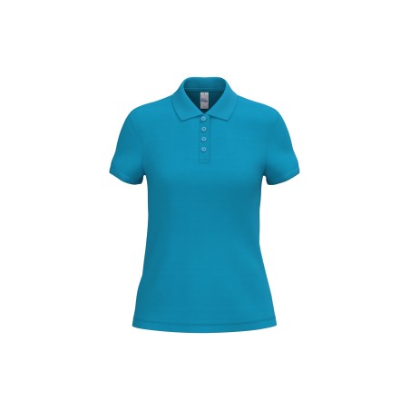 Ladies\\\' pique polo shirt