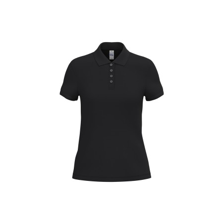Ladies\\\' pique polo shirt