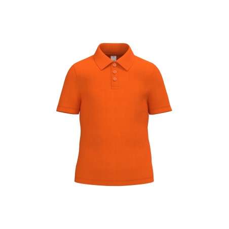 Kids\\\' pique polo shirt