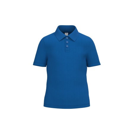 Kids\\\' pique polo shirt