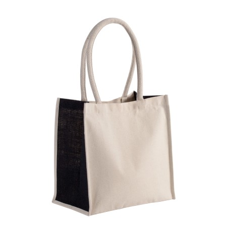Cotton/jute tote bag - 17 L