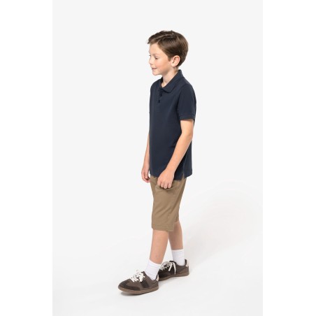 Polo manga corta infantil